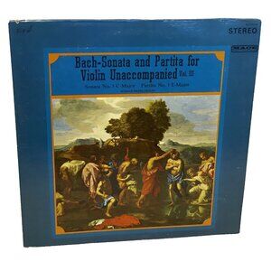 Sonata And Partita For Violin Unaccompanied Vol.III (Vinyl, 1964) Mace MCS 9058